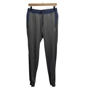 Zero Restriction Men's Small Athletic Gray/Blue Hybrid Drawstring Joggers Pants